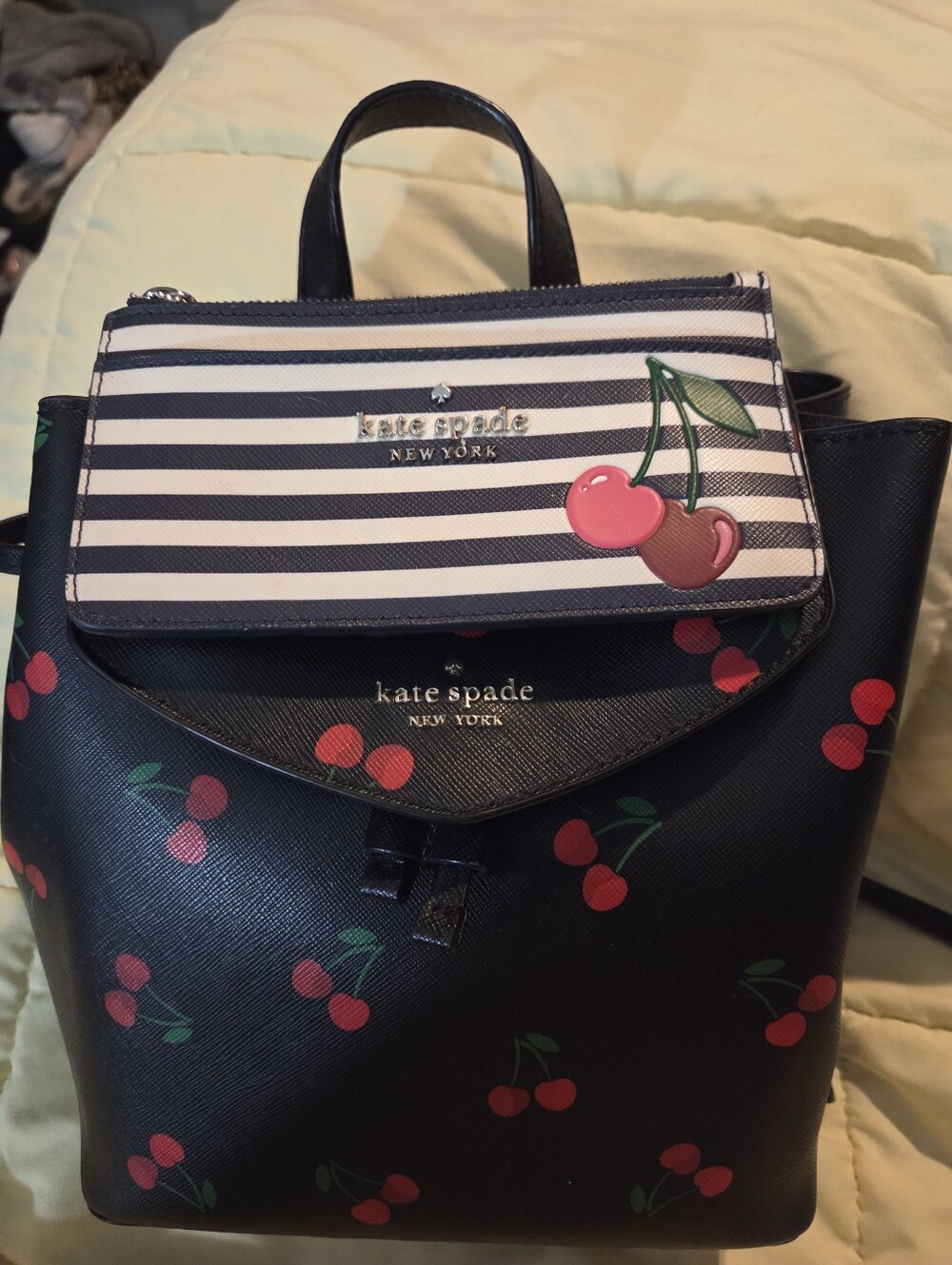 Kate Spade Cherrie Backpack Purse And Cherrie Wallet
